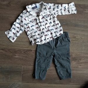 The Children's place shirt and jeans for baby boys
